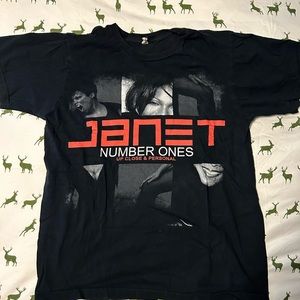 Vintage Janet Jackson Number Ones concert t-shirt